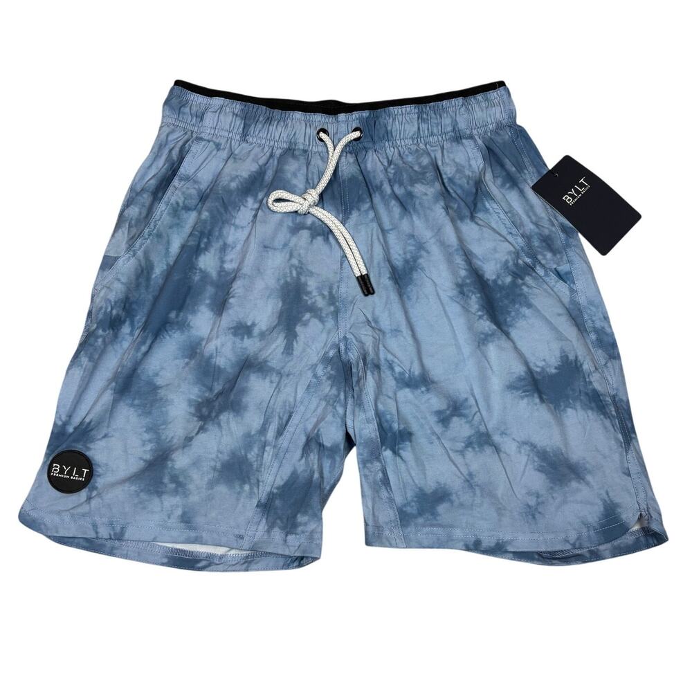 Bylt Premium Basics Active Lined Tie Dye 7" Shorts Men's Medium